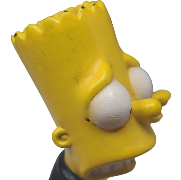 2001 BURGER KING TOY BART SIMPSON SKELETON COSTUME FIGURE - 3 1/4" TALL - Picture 7 of 12